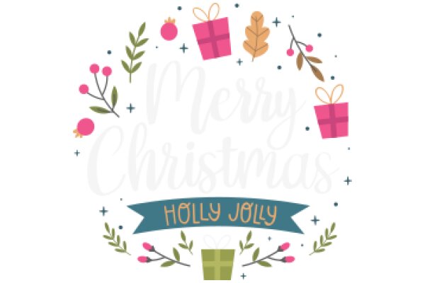 Merry Christmas from Holly Jolly: A Festive Greeting Card