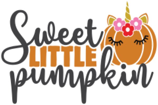 Sweet Little Pumpkin: A Playful Autumn Advertisement