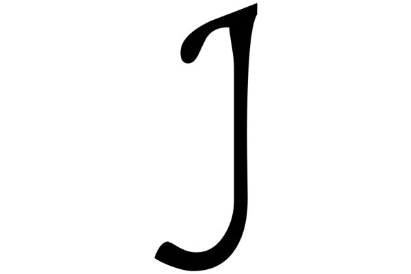 Simplicity in Design: A Single Letter 'J' in