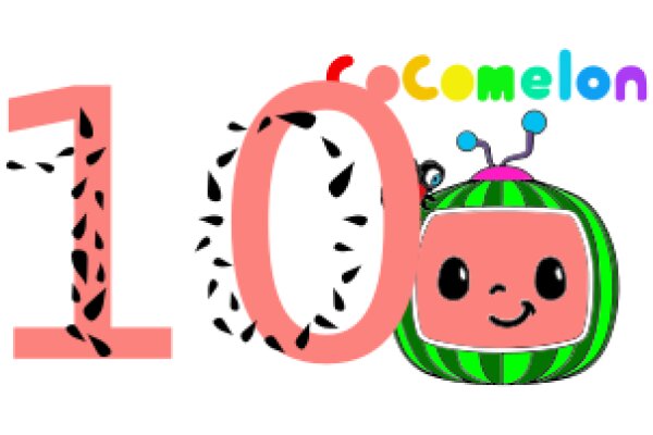 Cute Cartoon Character Celebrates 10 Years of Comelon with a Delightful Watermelon Cake