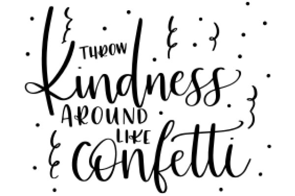 Inspirational Quote: Throw Kindness Around Like Confetti