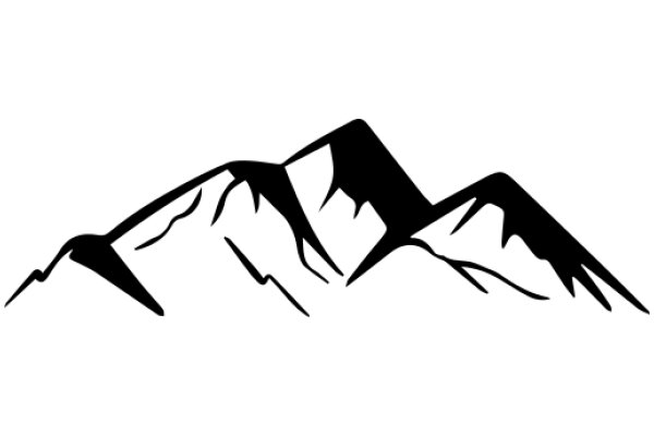 Silhouette of a Mountain Range