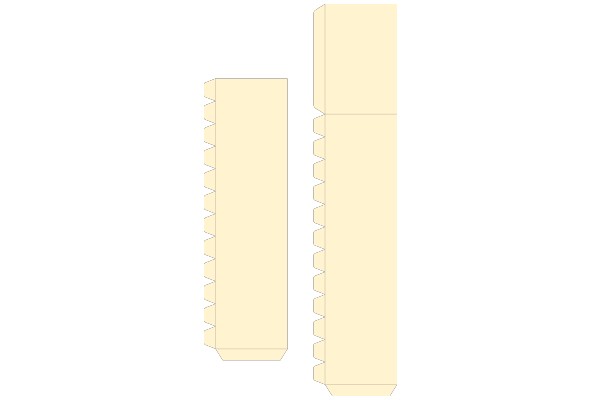 A Simple 3D Model of Two Rectangular Boxes