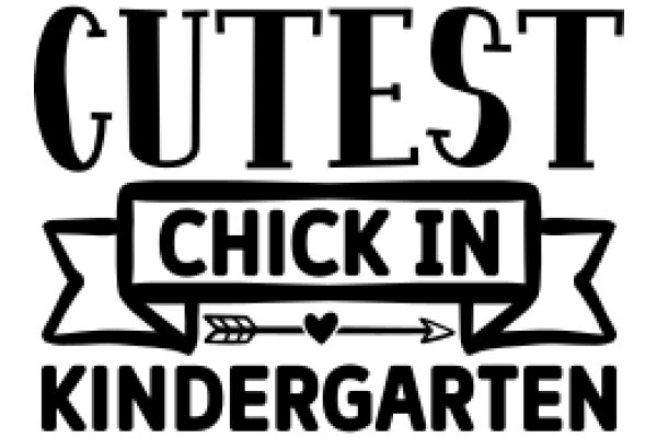 Cute Kindergarten Sign: 'Cutest Chick in Kindergarten'