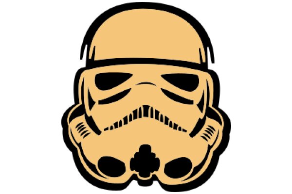 Stylized Icon of a Stormtrooper Helmet