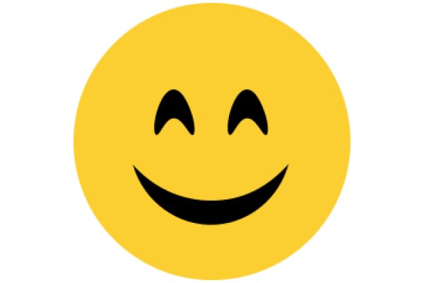 Emotional Icon: A Smiling Yellow Circle