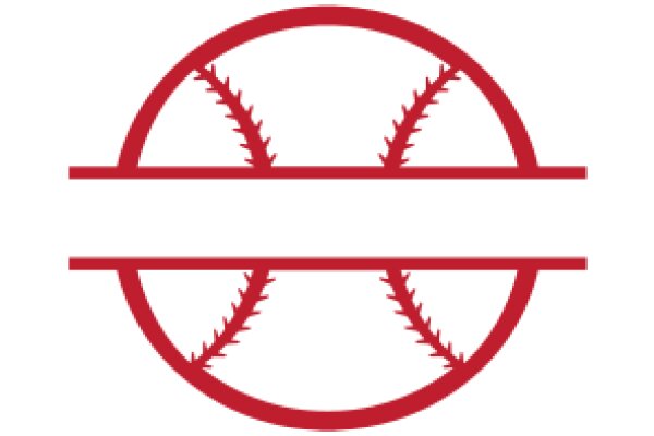 Red and White Baseball Logo