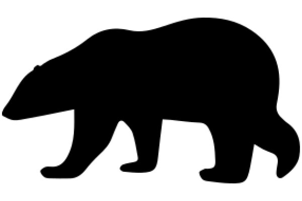 A Silhouette of a Bear: A Symbol of Strength and Wisdom