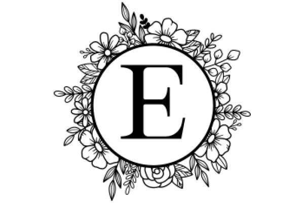 Elegant Floral Monogram Design