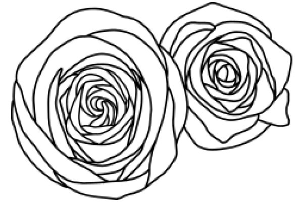 Two Rose Illustrations: A Artwork