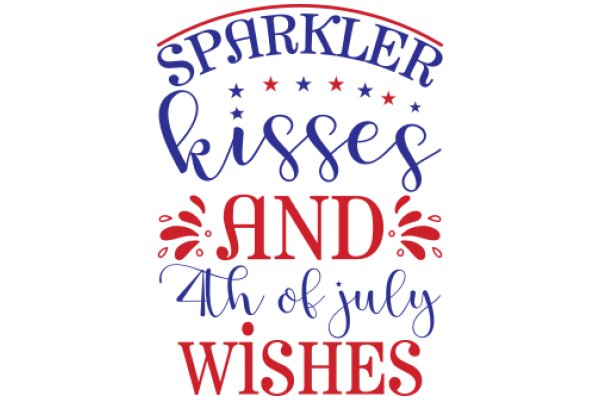 Celebrating the Spirit of Independence Day with Sparkler Kisses and Wishes