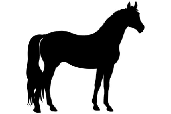 A Silhouette of a Horse: A Symbol of Strength and Freedom