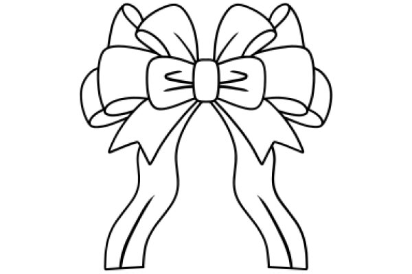 A Simple, White Background with a Bow and Two Sticks