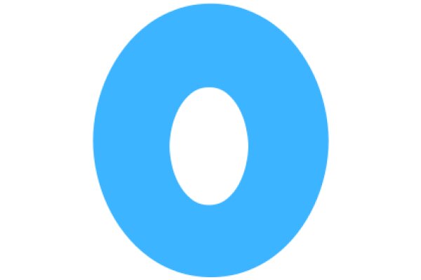 A Simple, Solid Blue Circle