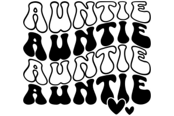 Auntie's Love: A Typographic Artwork