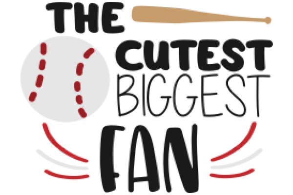 The Cutest Baseball Fan: A Graphic Design Showcasing the Passion for Baseball