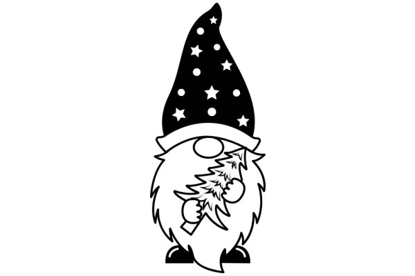 A Whimsical Illustration of a Wizard's Hat with a Magical Touch