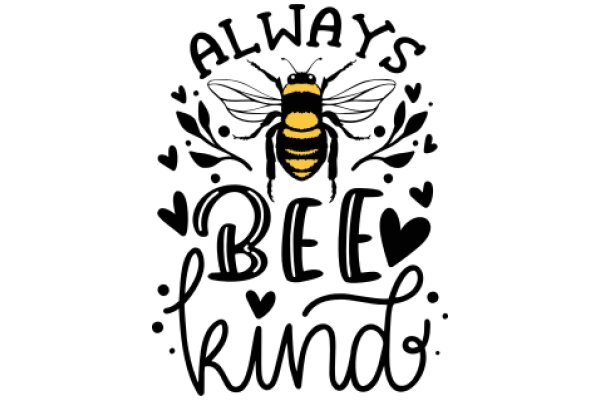 Always Bee Kind: A Warm and Friendly Message from Our Honey-Loving Friend