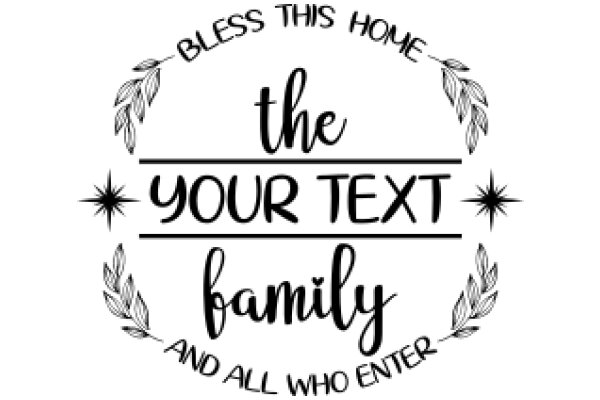 Welcome Home: Your Text Family and All Who Enter