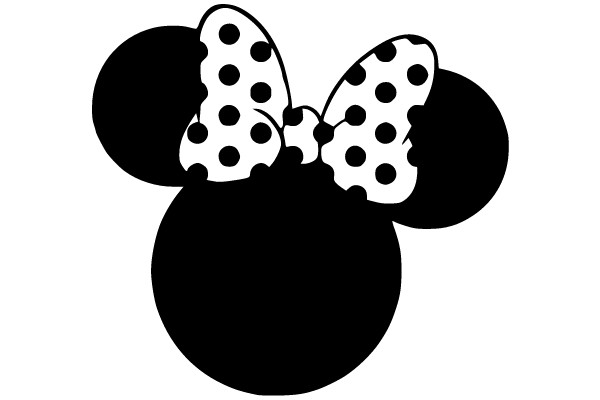 Stylish Minnie Mouse Ear Logo