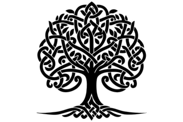 Elegant Black Tree Design