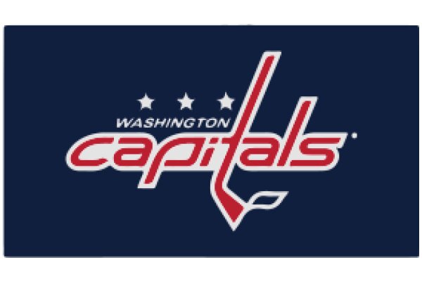 Washington Capitals Logo on a Blue Background