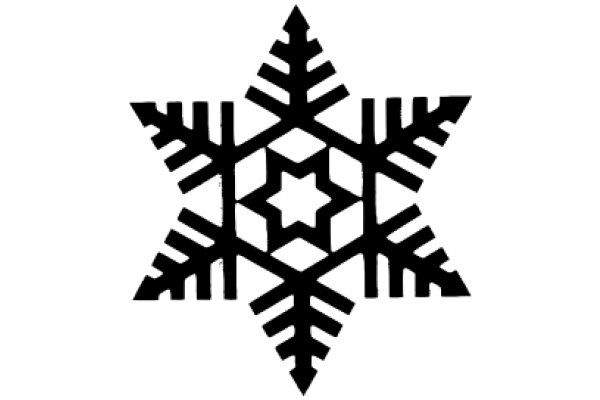 Stylized Snowflake Design