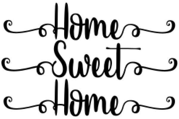 A Simple, Elegant Sign for a Home Sweet Home