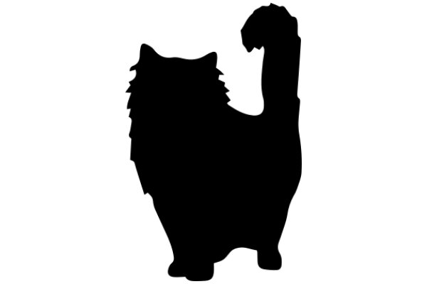 Silhouette of a Cat: A Feline Figure in