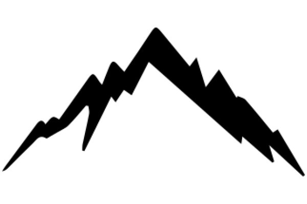 Stylized Mountain Silhouette