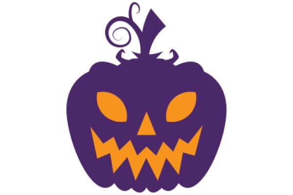 Vibrant Halloween Pumpkin Logo