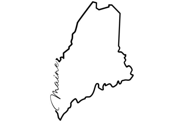 A Simplified Map of Maine