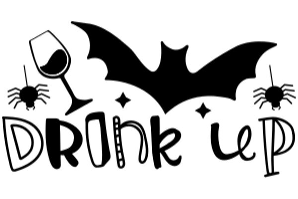 Drink Up: A Playful Halloween-Themed Logo