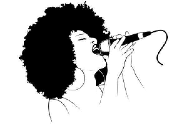 A Soulful Performance: ASinger with Afro Hair