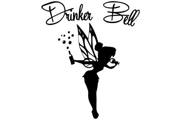 Drink Bell: A Silhouette of a Fairy Pouring a Beverage