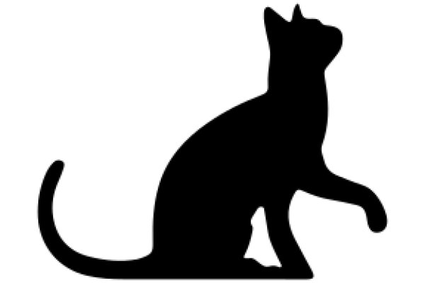 Silhouette of a Cat: A Graphic Design