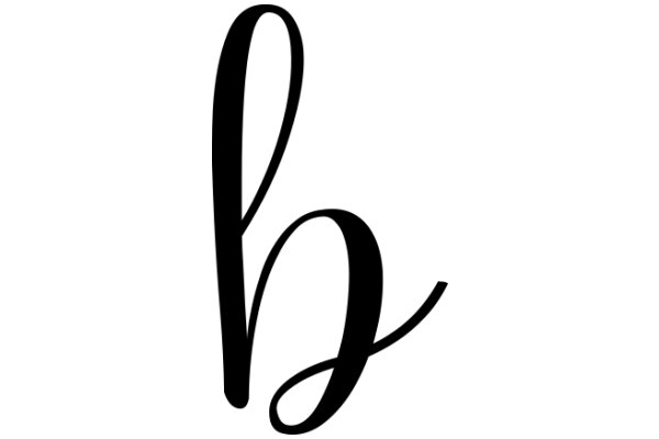 Stylized Letter 'B' in