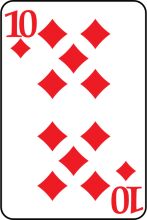 10 of Clubs Playing Card