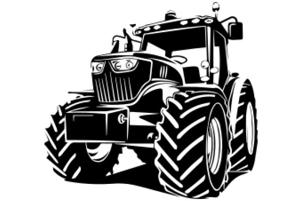 A Classic Illustration of a Tractor