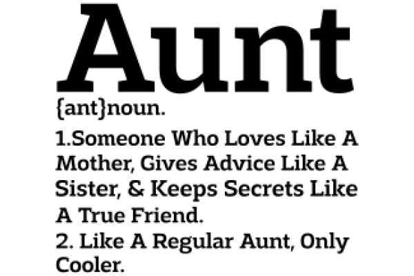 Aunt: A Collection of Quotes and Sayings