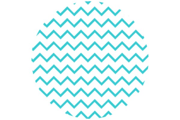 Stylized Abstract Pattern with Blue and White Wavy Lines