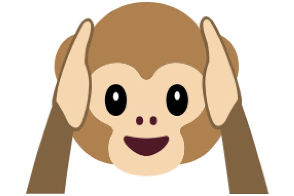 A Playful Monkey Emoji with a Smile