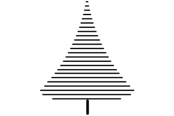 Simplified Christmas Tree Icon