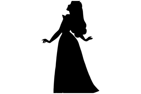 Silhouette of a Woman in a Dress