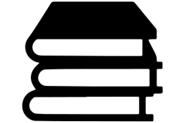 A Simple Icon of a Book Stack