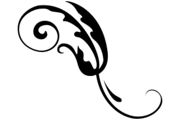 Stylized Artwork of a Swirl Design