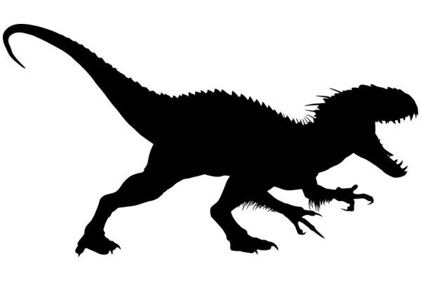 Silhouette of a T-Rex: A Classic Symbol of Prehistoric Power and Majesty