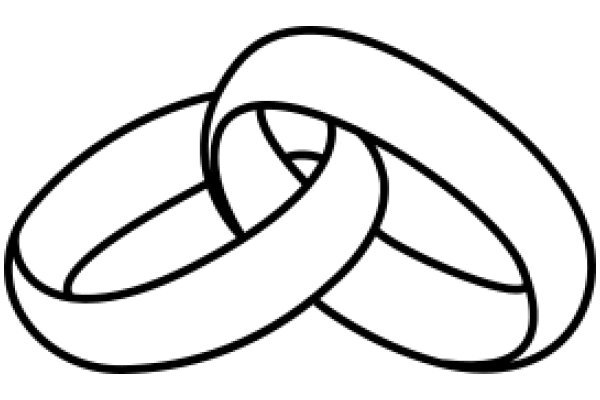 Simplicity in Design: A Illustration of Two Intertwined Rings