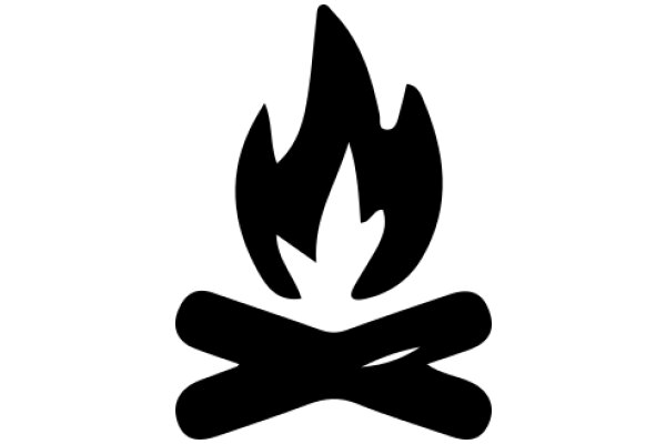 Simplistic Logo of a Flame