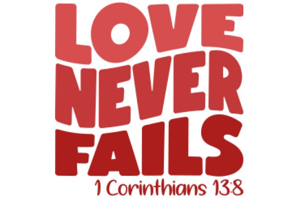 Love Never Fails: 1 Corinthians 13:8